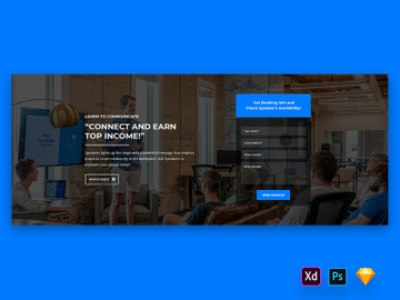 Hero Header for Speakers Websites-01 preview picture