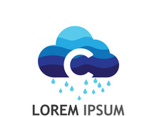 Modern colorful C letter initial logo.