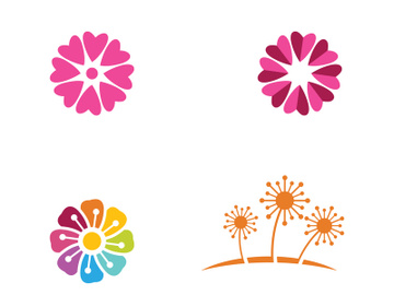 Flower icon design illustration preview picture