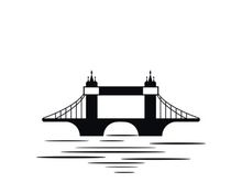 Bridge logo icon design and business symbol template