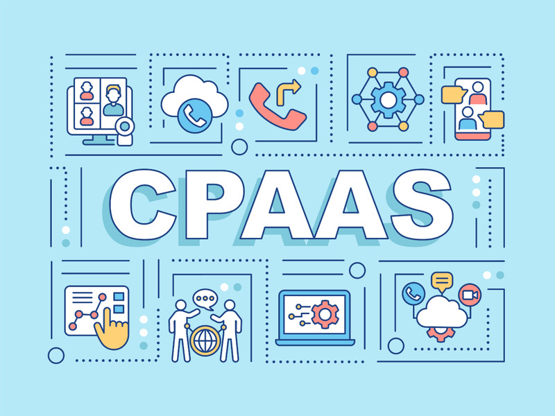 CPAAS word concepts turquoise banner