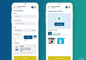 Doorstep Mobile and Tablet Repair Services Mobile App UI Kit
