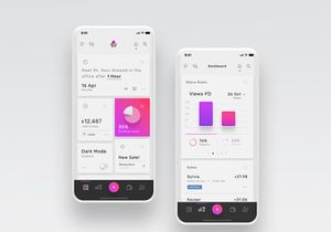 Violett - CRM Dashboard App UI Kit