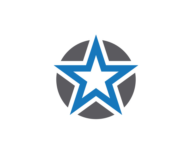 Star Logo Template icon illustration design