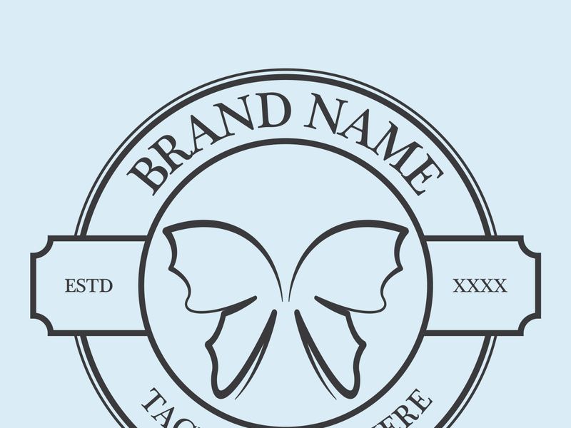 Butterfly logo design