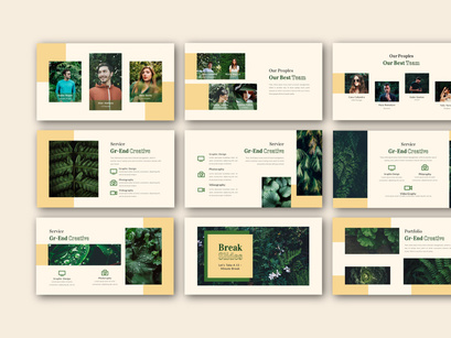 Gr-end Creative Google Slide Template