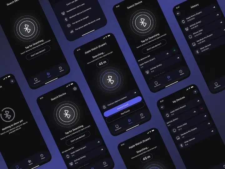 AirPads v1.0 - Locate lost Bluetooth Devices - Full iOS app