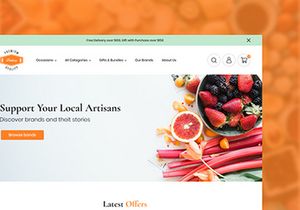 Coupon Website Template | Figma