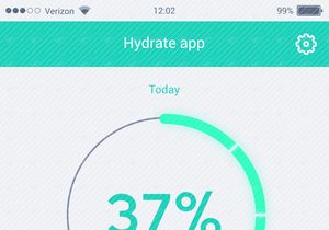 Hydrate App UI