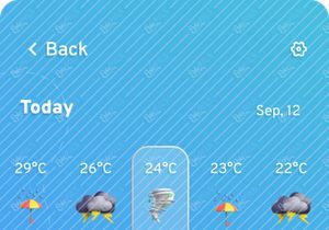 Weather APP UI Kit