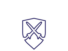 Shield and keris  with its elaborately carved handle and wavy blade is a unique