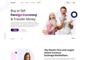 Currency Services Web page