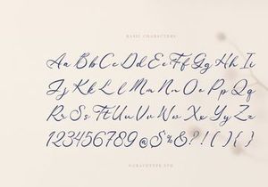 Ranuficah | Elegant Calligraphy Script