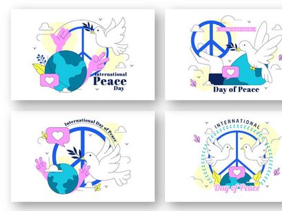 10 International Day of Peace Illustration