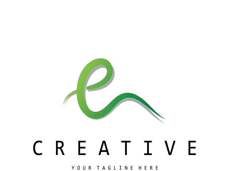 creative letter e logo design, for brand, startup, business, company, identity, application, vector
