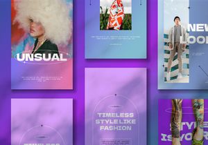 Unsual Instagram Template