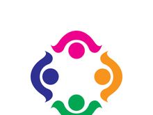 Community logo business template and icon people vector
