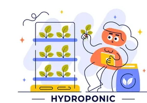 10 Hydroponics Technology Illustration