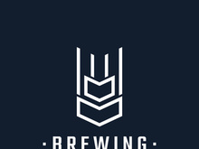 Premium quality vintage craft beer logo template. For badges, emblems, beer companies, bars, taverns.