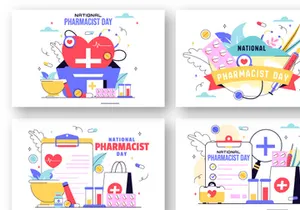 10 National Pharmacists Day Illustration