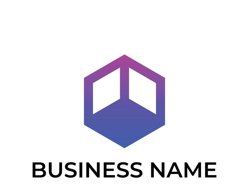 Abstract creative logo element is universal, can be used for business, brand, company, business card, property or building.