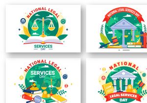 12 National Legal Services Day Illustration