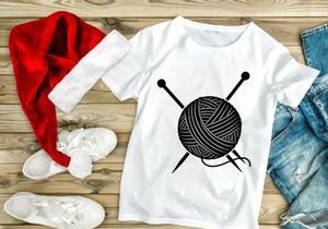Ball of Yarn with Knitting Needles, Craft Supply Icon