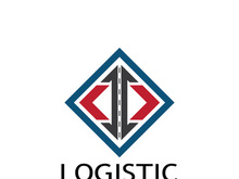 logistics logo icon illustration vector design  distribution symbol  delivery of goods  economy  finance