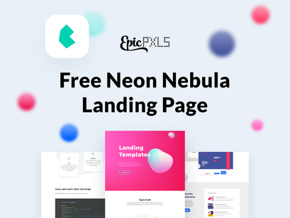 Free Landings - Neon nebula