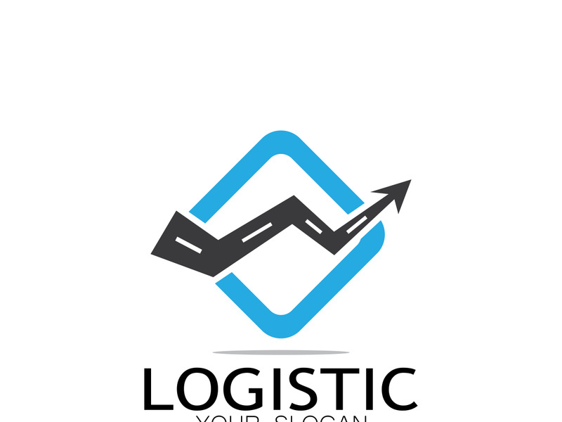 logistics logo icon illustration vector design  distribution symbol  delivery of goods  economy  finance