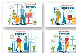 12 Occupational Therapy Illustration