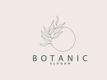 Leaf Line Logo, Beautiful Hand Drawn Design preview picture