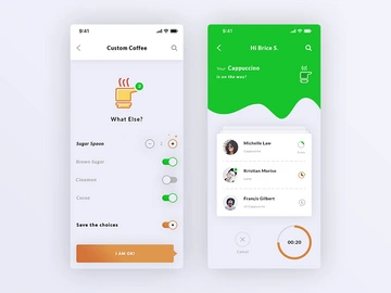 咖啡和订单详情应用程序(Coffee & Order Details App)