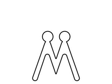 M Letter Logo Template preview picture