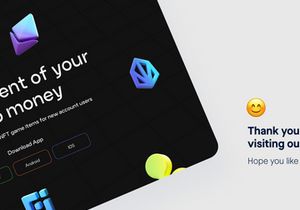 MetaBook - Hero Crypto Wallet Landing Page