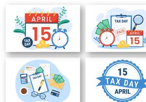 14 Tax Day Illustration