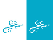 Wind icon vector illustration design template