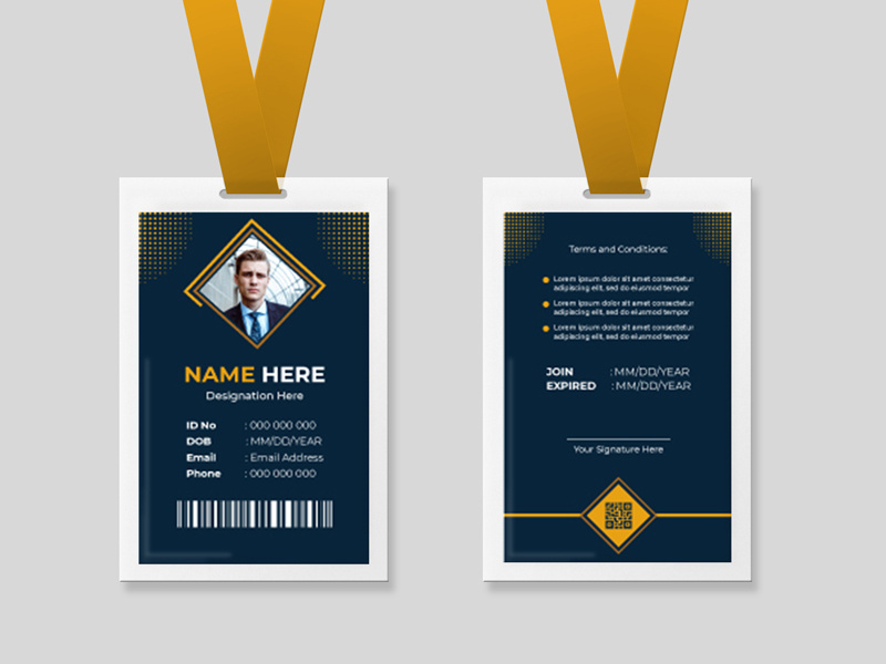 Corporate ID Card Template Ver-18