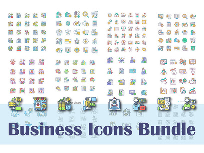 Business icons bundle