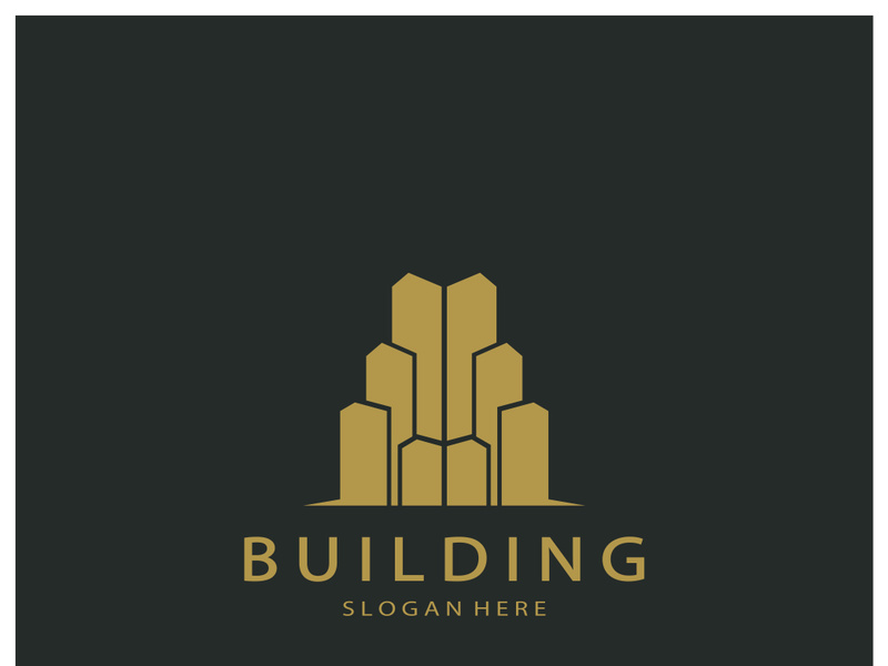 Building logo vector illustration design,Real Estate logo template, Logo symbol icon