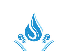 Water drop logo icon illustration template design