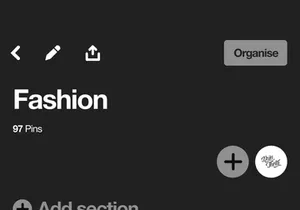 Pinterest Dark Figma Freebie