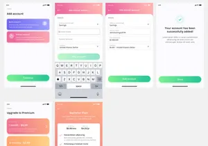 Budget Planner - Onboarding Screens