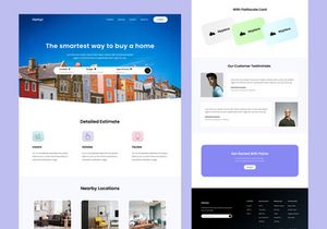 Homyz - Real-estate-landing-page