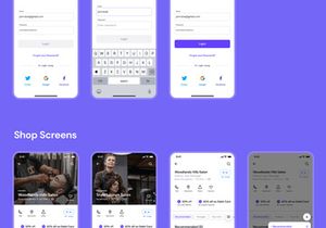 Clover Mobile app UI Kit