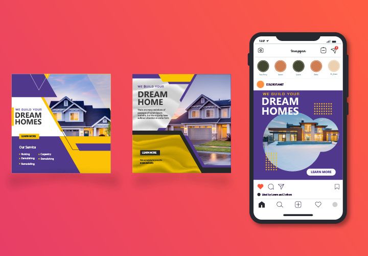 Real Estate Instagram Post Template