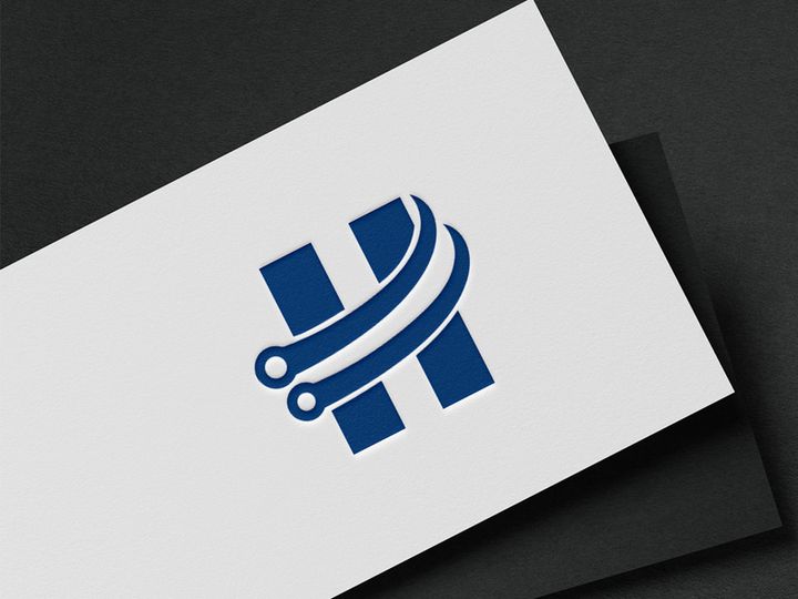 H Letter And Technology Logo Design Template