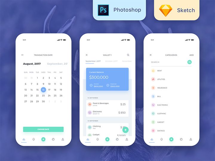 Bucks UI Kit + React Native Theme preview picture