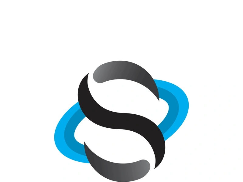 Business corporate S letter logo design vector