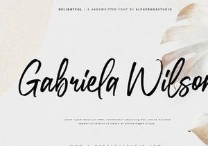 Delightful - Handwritten Font